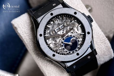 hublot classic fusion aerofusion titanium skeleton review|Hublot classic fusion price.